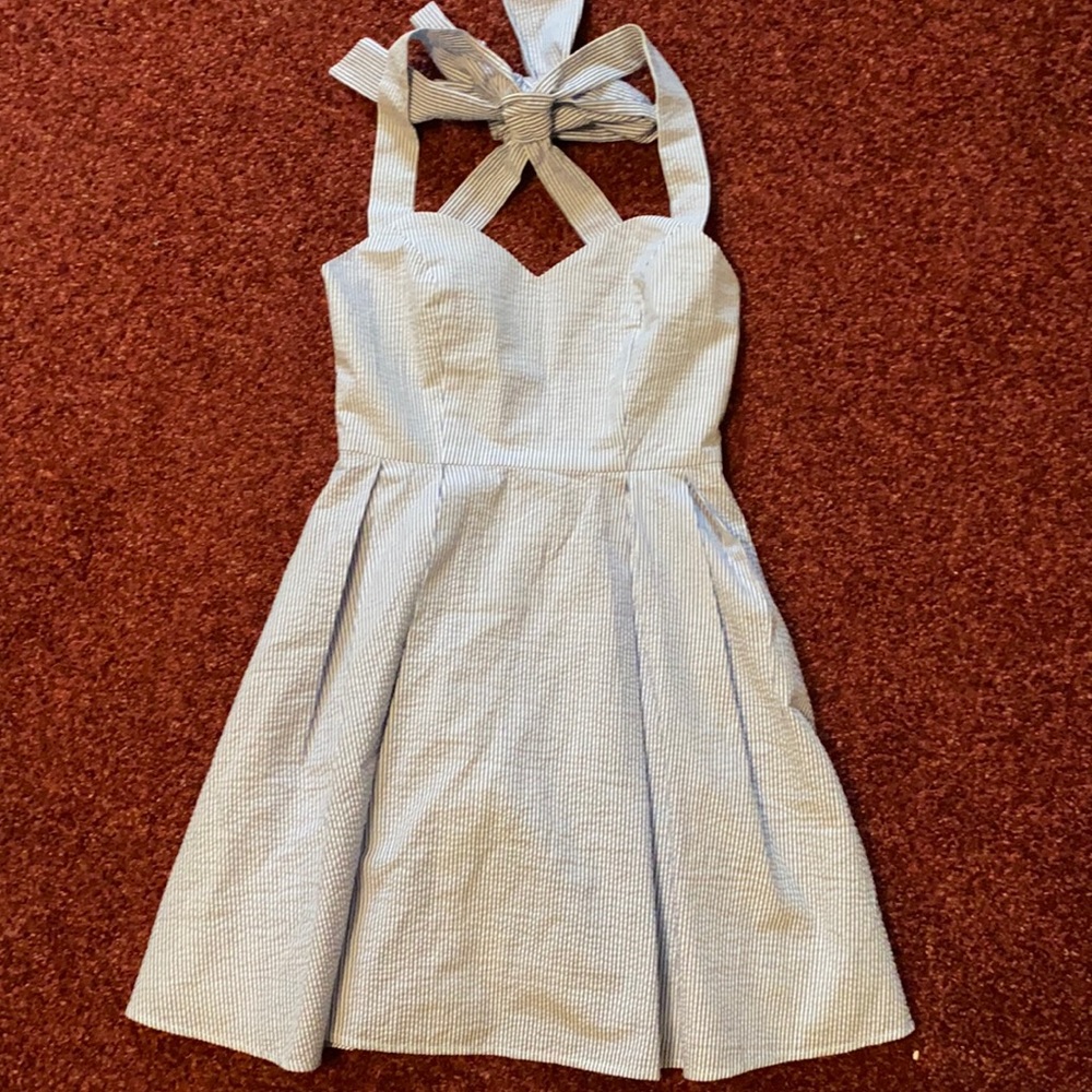 Lauren James Livingston Seersucker Dress